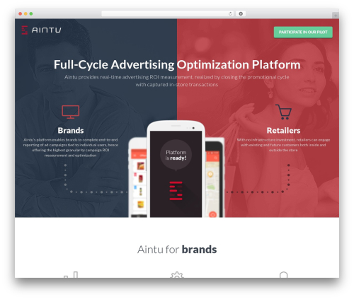 Theme WordPress Aintu Wordpress theme - aintuinc.com