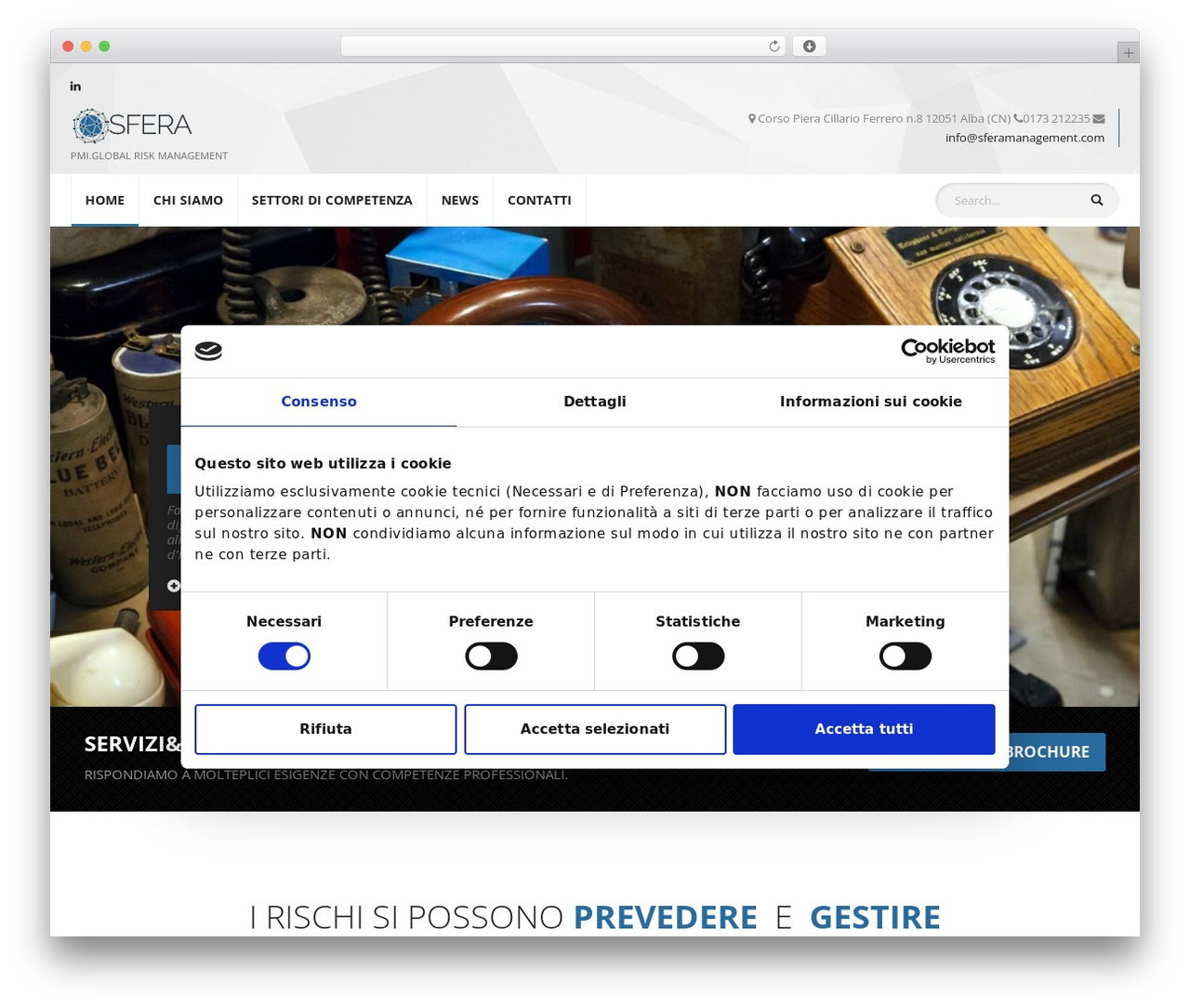 Theme WordPress Sentra - sferamanagement.com