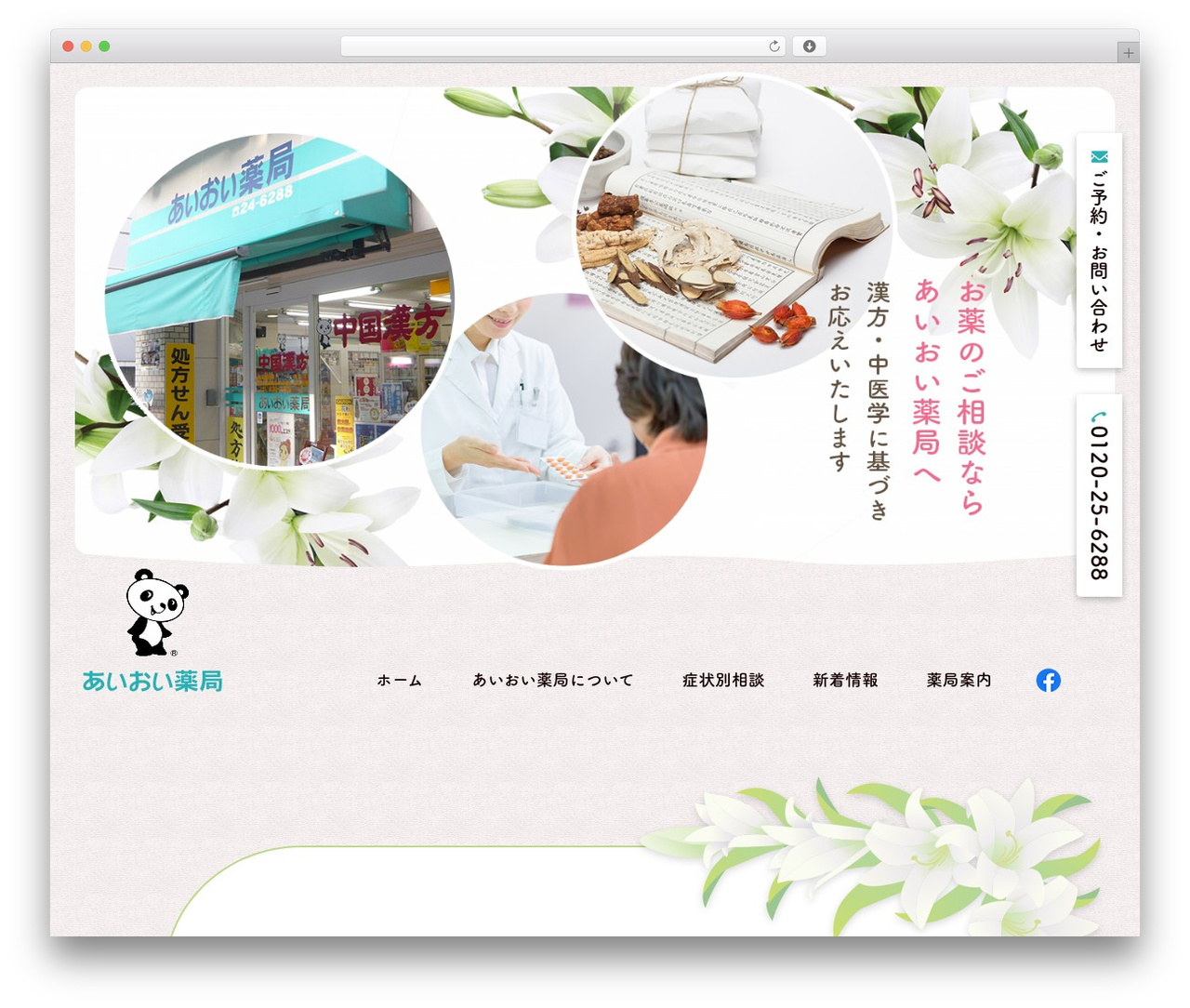ManaSys WordPress theme - aioi-yakkyoku.com