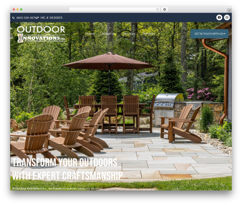 WordPress theme Cryptical - outdoorinnovationsct.com
