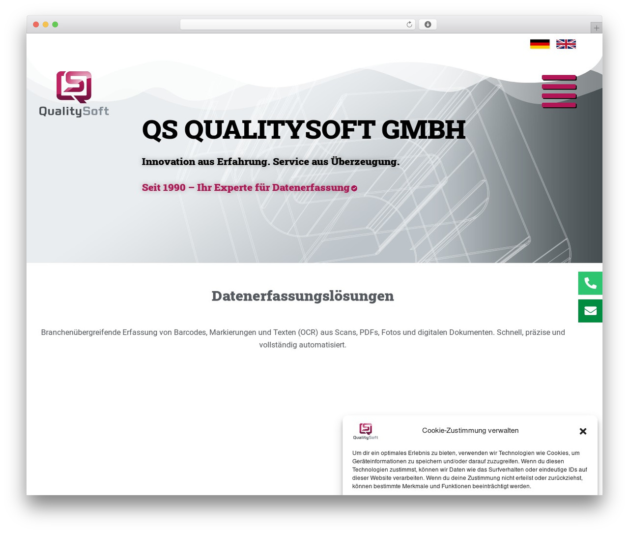 WordPress theme Qualitysoft - qualitysoft.de