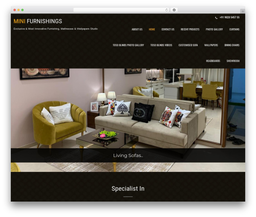 WordPress website theme Interior Lite - minifurnishings.com WordPress website theme Interior Lite - minifurnishings.com