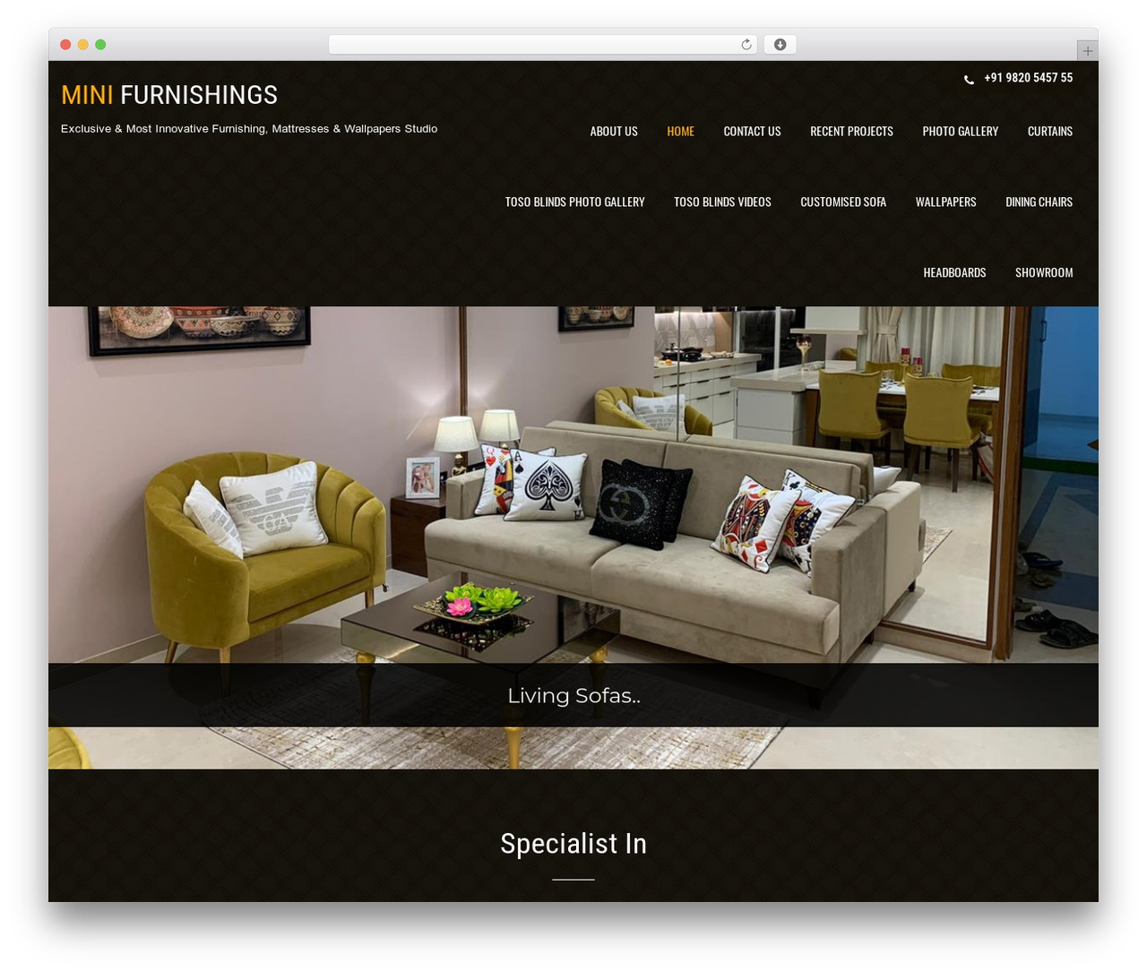 WordPress website theme Interior Lite - minifurnishings.com WordPress website theme Interior Lite - minifurnishings.com
