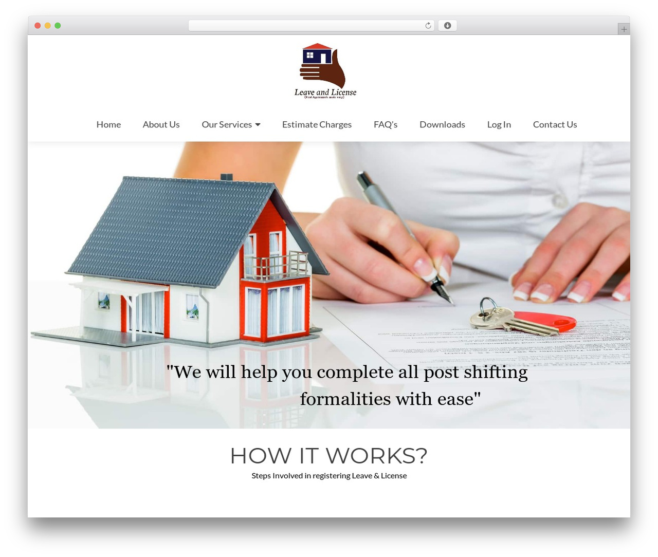 Zerif Lite theme WordPress - leaveandlicense.com