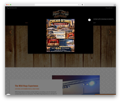 Beacon Theme WordPress website theme - wildhogssaloon.com