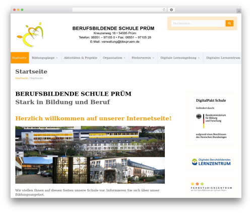 Candidate WordPress theme - bbspruem.com