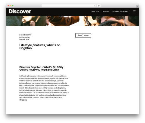 Events calendar modules for divi WordPress plugin - discoverbrighton.org