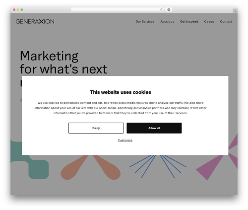 Generaxion theme WordPress - www.generaxion.com