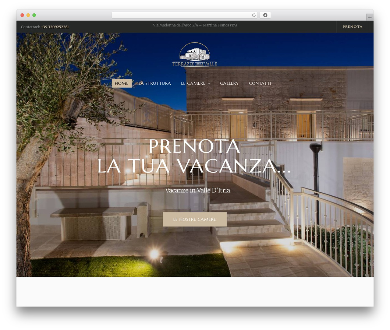 Rominal WordPress theme - terrazzesullavalle.com