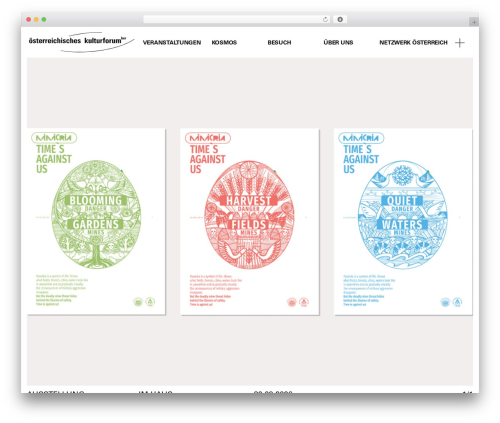 WordPress theme 101 Theme - kulturforumberlin.at