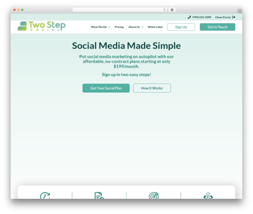 WordPress theme Uncode - twostepsocial.com