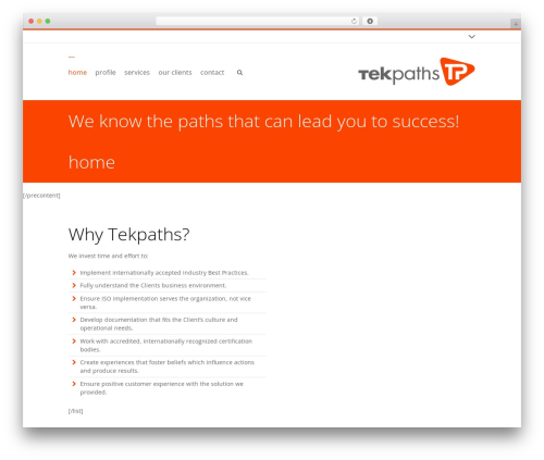 3clicks Theme WordPress theme - tekpaths.com