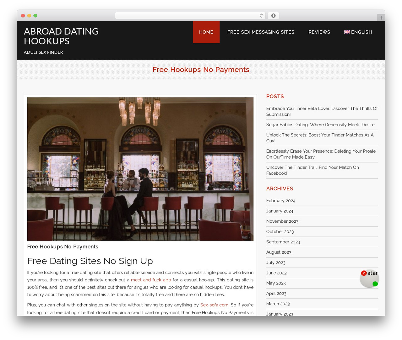 Avocation WordPress website theme - besudesuabroad.com
