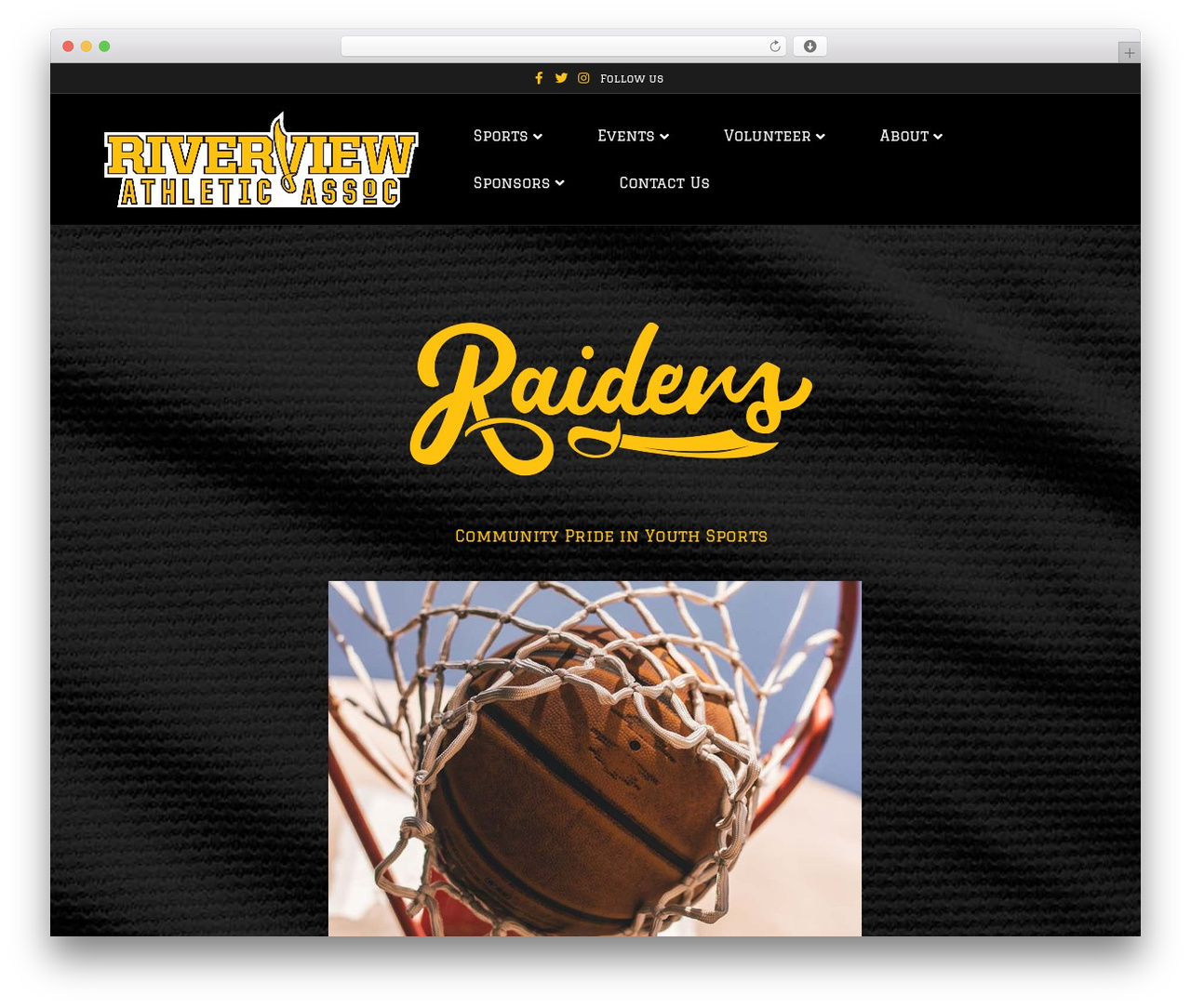 Beaver Builder Theme WordPress theme - raasports.org