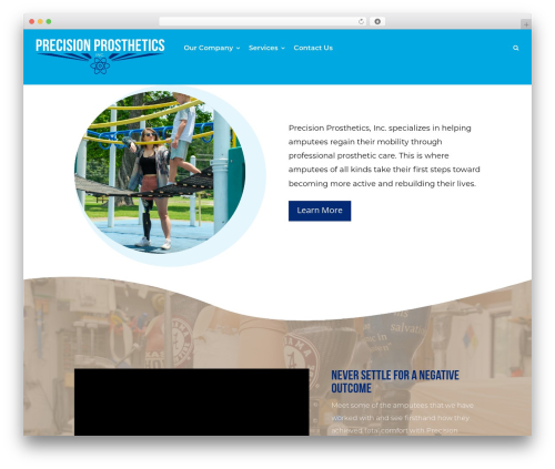 Create theme WordPress - precisionprosthetics.com