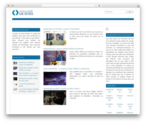 generic-site top WordPress theme - annuaire-de-sites.net