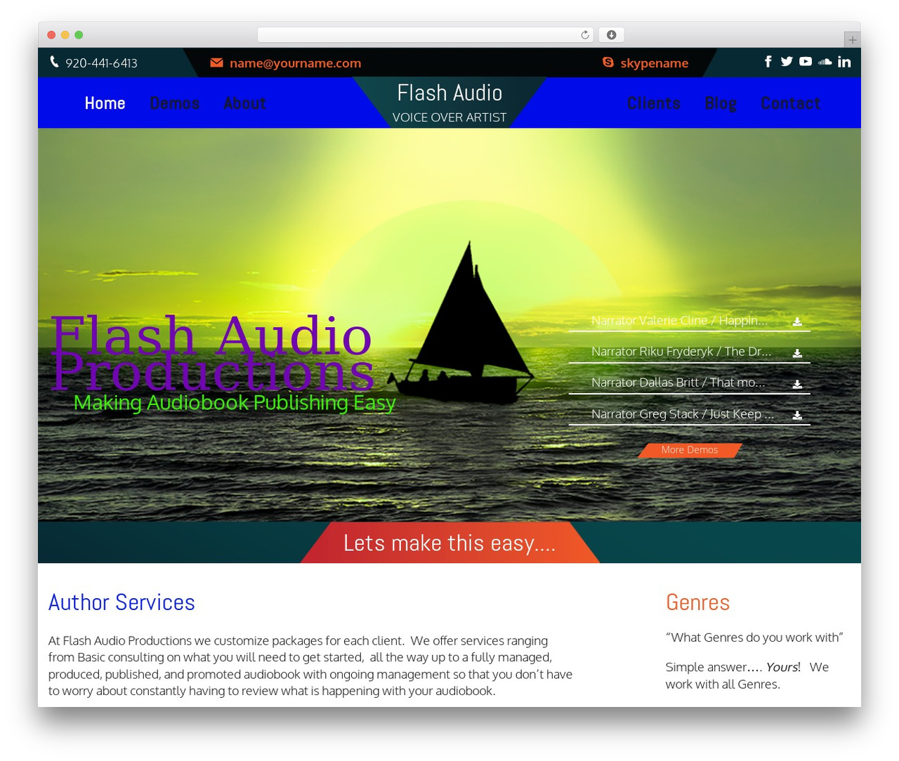 Genesis theme WordPress - flashaudioproductions.com Genesis theme WordPress - flashaudioproductions.com