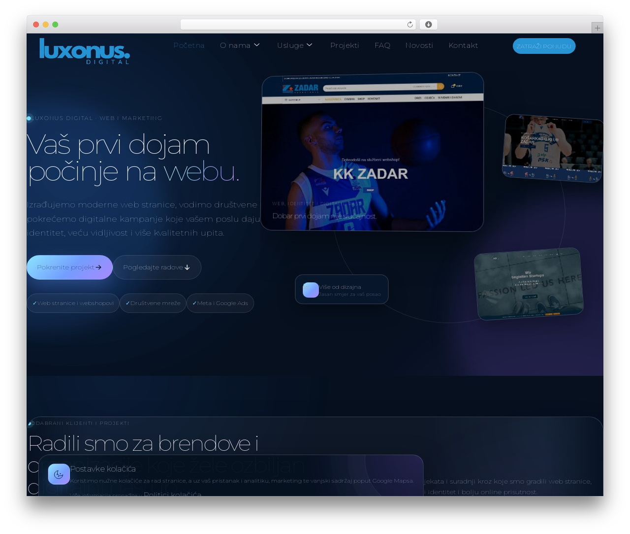 Hello Elementor WordPress theme - luxonus.hr