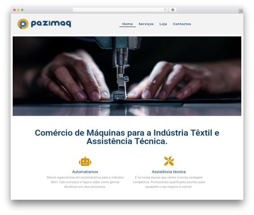 indext theme WordPress - pazimaq.pt