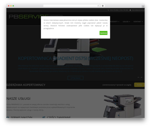 Cookie Warning (cookie-warning) free WordPress plugin - pbservice.pl