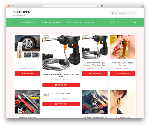 Storefront best WooCommerce theme - slshopbd.com