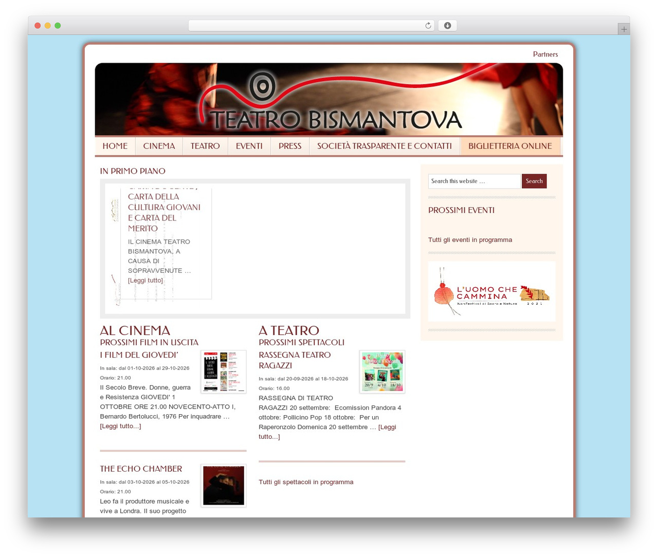 Theme WordPress Genesis - teatrobismantova.com Theme WordPress Genesis - teatrobismantova.com