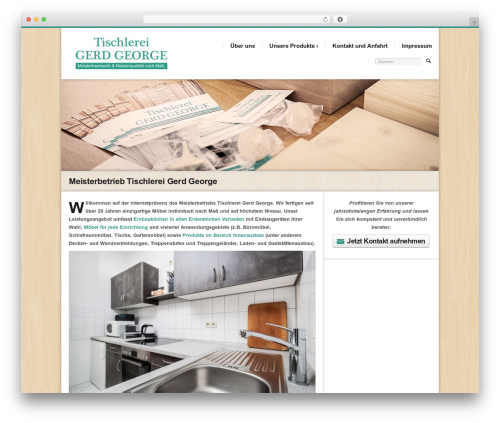 Time WordPress theme - tischlerei-george.de