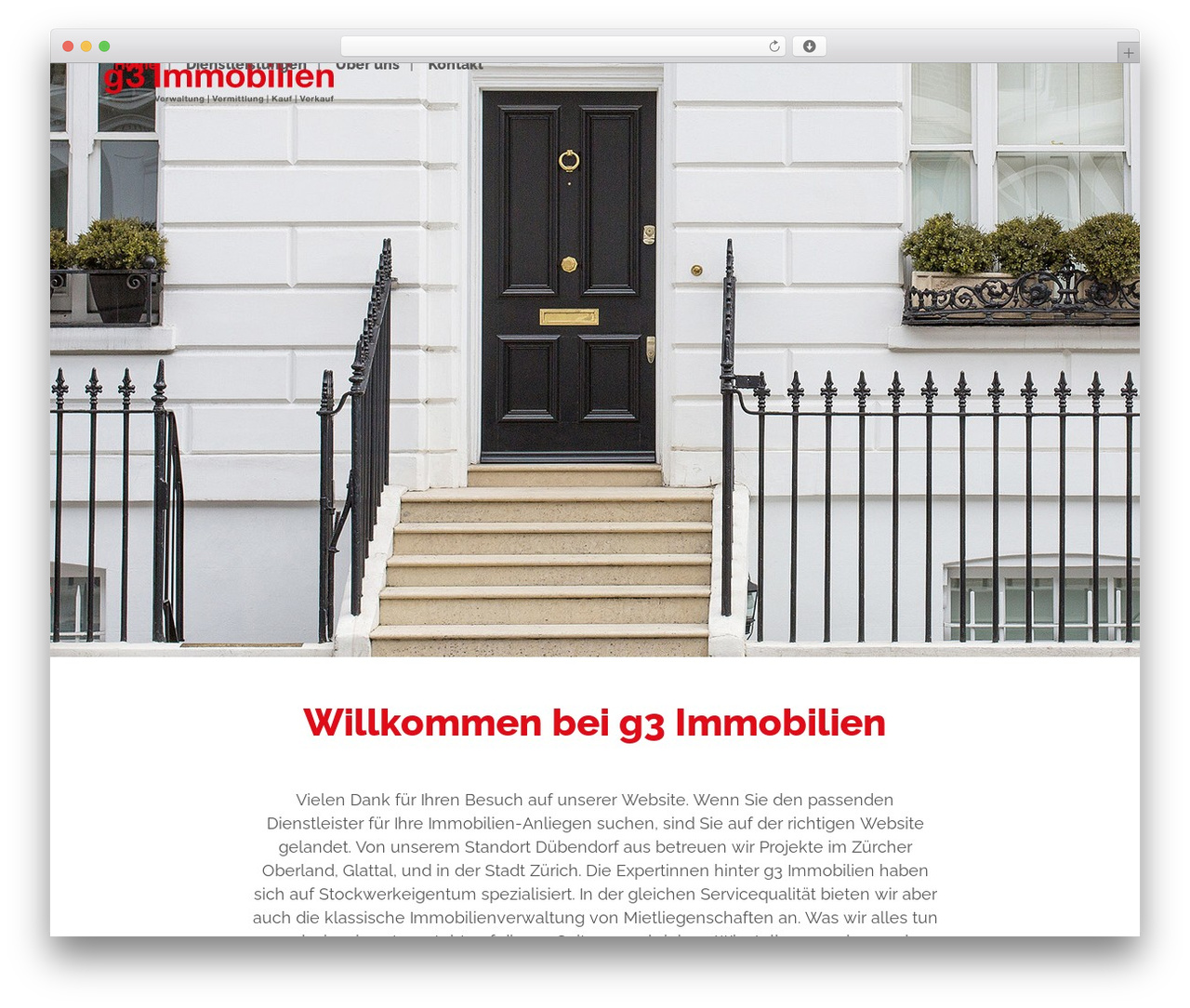 Total theme WordPress - g3immobilien.ch