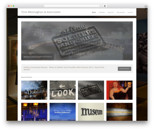 Uber WordPress theme - tommeenaghan.com