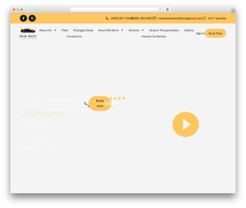 Chauffeur booking system WordPress plugin - newwestlimo.com