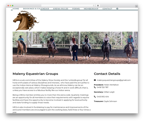 WordPress theme Active|CMS Custom Theme - megs.org.au