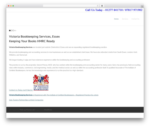 WordPress theme Experon - victoriabookkeeping.co.uk