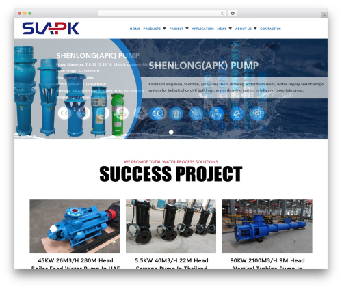WordPress theme Indus - supplywaterpumps.com