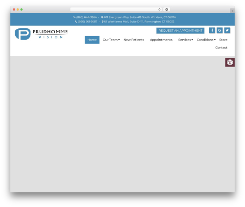 WordPress theme Parent Theme - prudhommevision.com