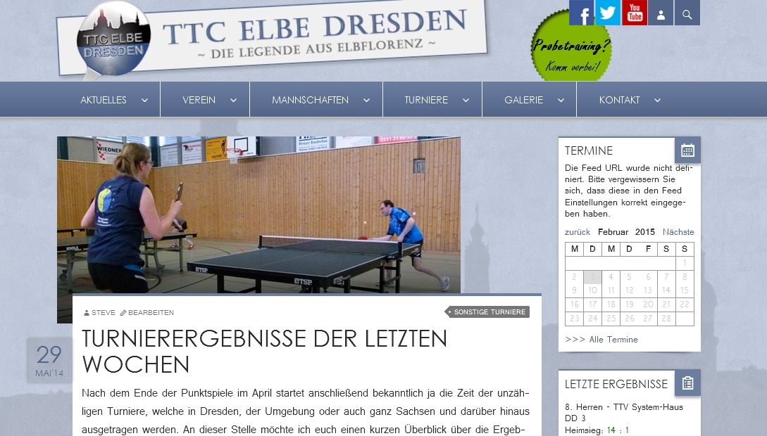 WordPress theme TTCElbe-2014 by Clemens Richter