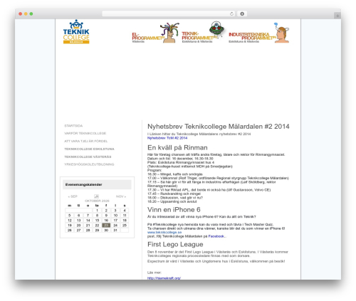 Event calendar 3 for php 53 WordPress plugin - teknikcollegemalardalen.se