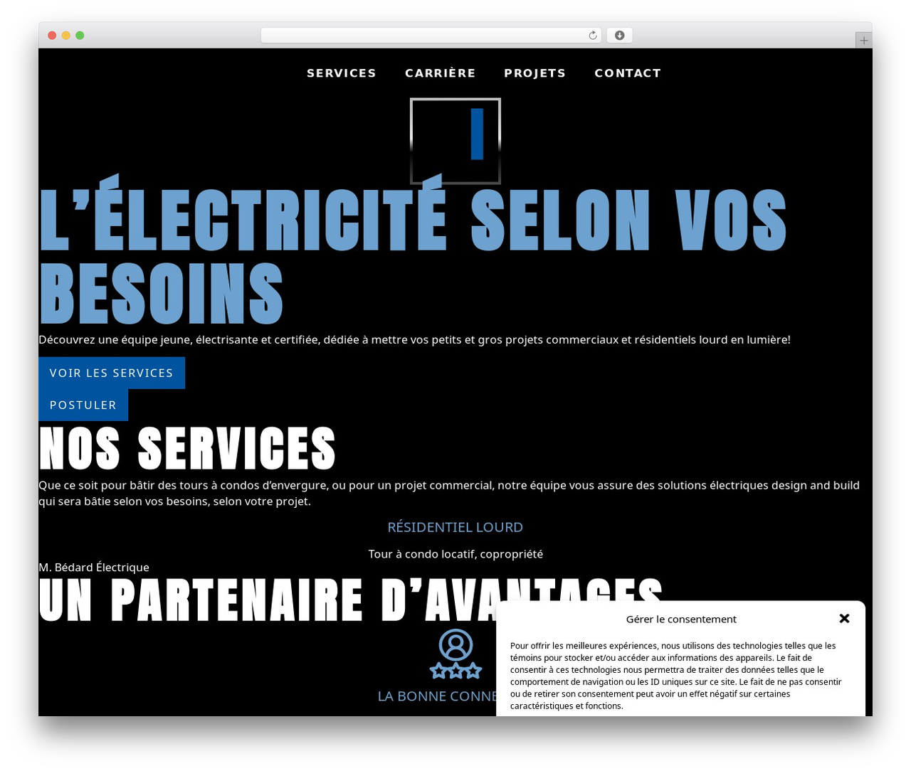 Hello Elementor WordPress theme - mbedardelectrique.com