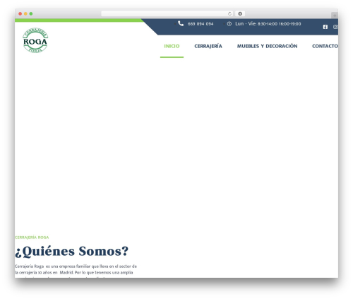 Indro WordPress theme - cerrajeriaroga.com