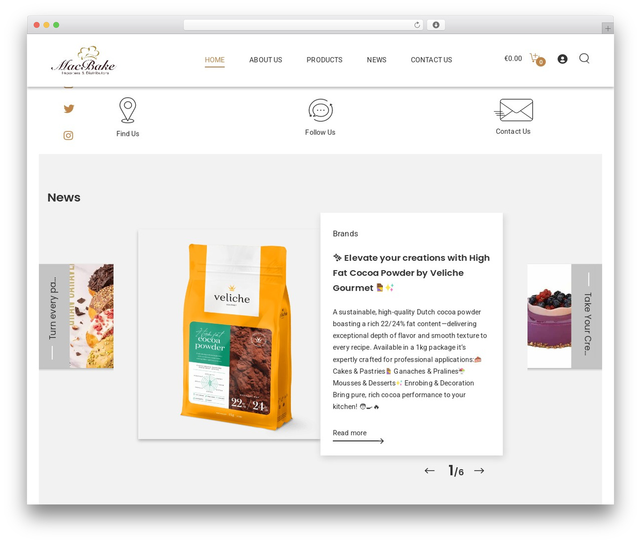MacBake WordPress theme - macbake.com.mt MacBake WordPress theme - macbake.com.mt