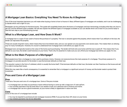 Standout - Multipurpose Theme WordPress theme design - applyheremortgages.com
