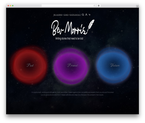 Theme WordPress Scratch - bevmorrisauthor.com