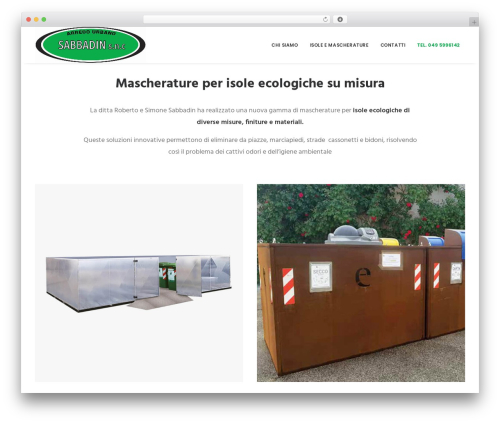 Uncode theme WordPress - arredourbanosabbadin.com