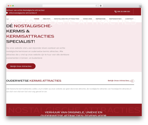WordPress theme Par Solution - nostalgische-attracties.nl