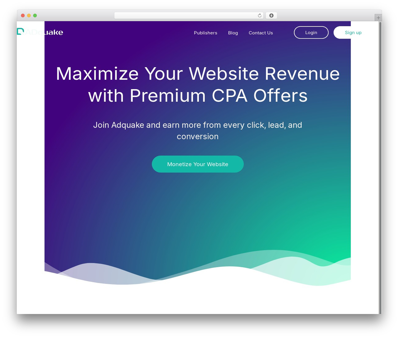 WordPress theme Starto - adquake.com