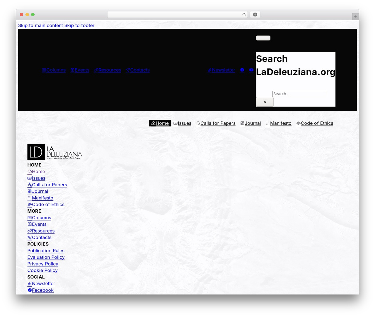 WordPress website theme La Deleuziana - ladeleuziana.org WordPress website theme La Deleuziana - ladeleuziana.org