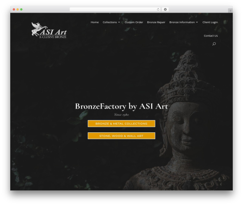 Bronzefactory.com WordPress theme - bronzefactory.com