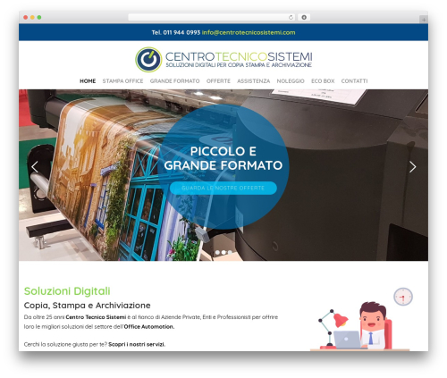 Create top WordPress theme - centrotecnicosistemi.com