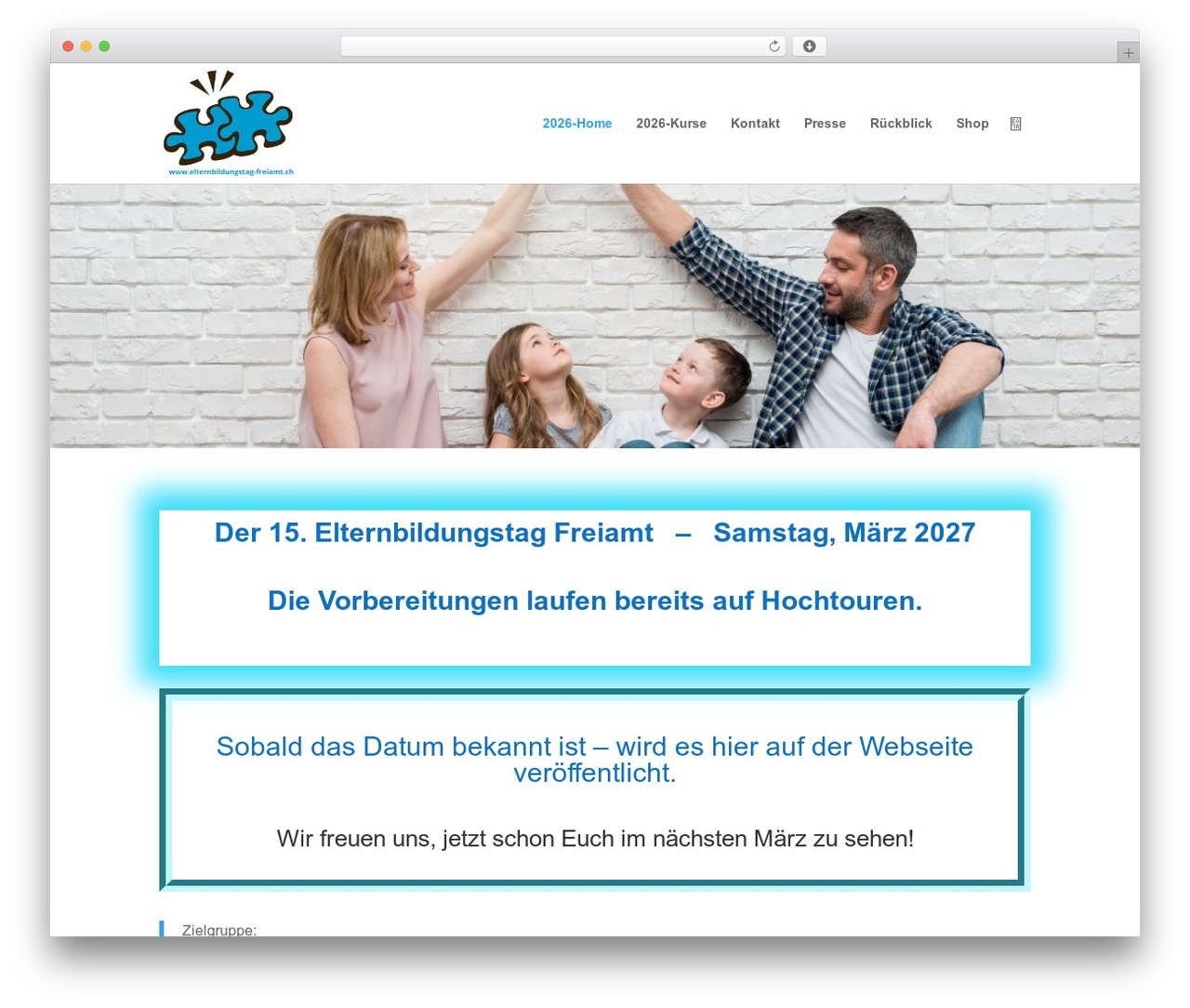 Divi WordPress theme - elternbildungstag-freiamt.ch