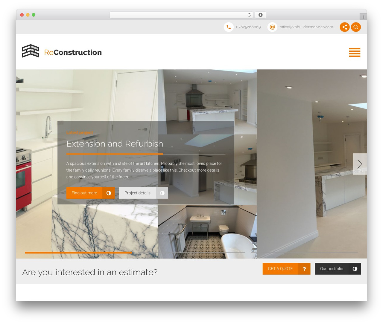 ReConstruction WordPress theme - vbbuildersnorwich.com