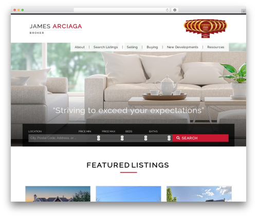 Theme WordPress IXACT Framework - jamesarciaga.com